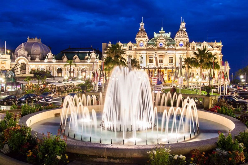 casino. fountain, monaco